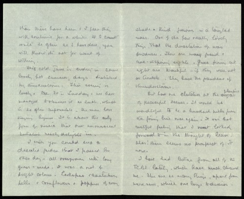 Page two of Gilson's last letter to Estelle.