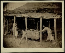 Belgian Pit Girls Hauling a Coal Wagon, 1862 [Munby 120/21b]