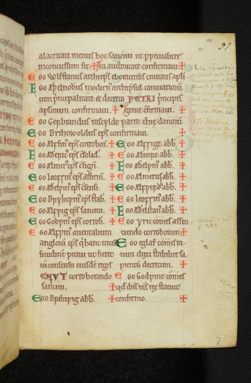 Page of medieval manuscript